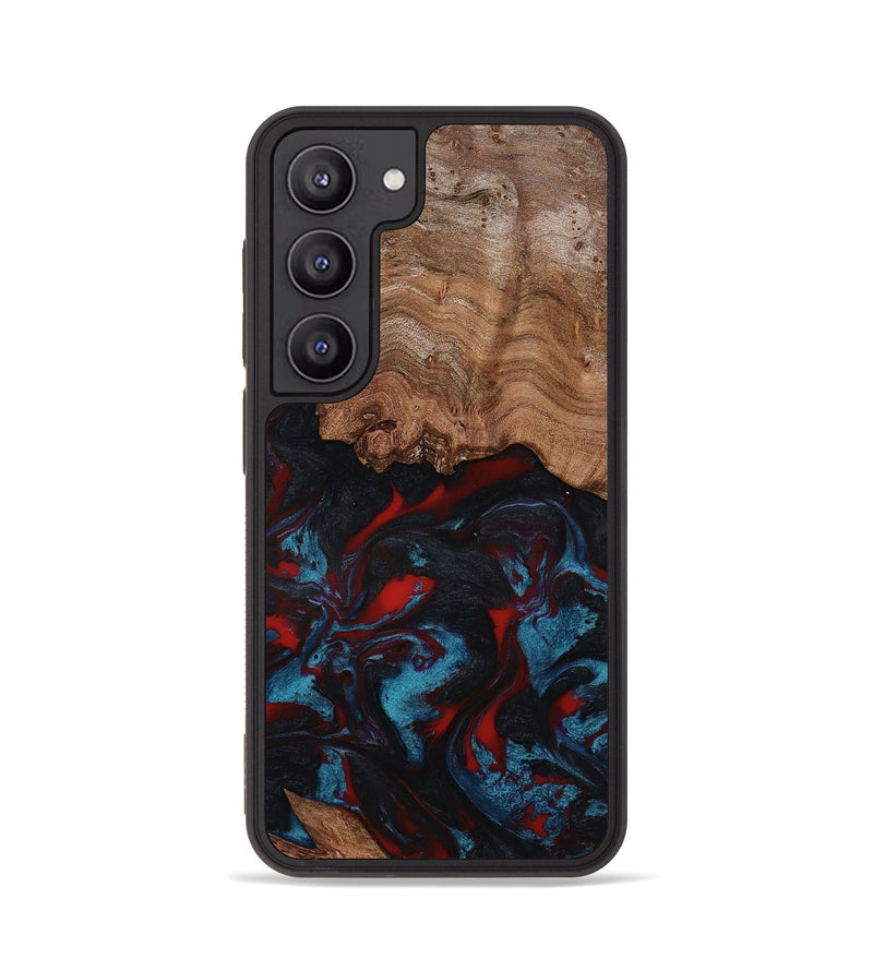 Galaxy S23 Wood Phone Case - Ricky (Red, 801862)