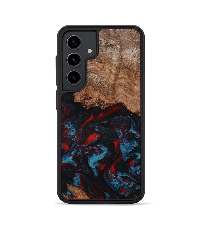 Galaxy S24 Wood Phone Case - Ricky (Red, 801862)