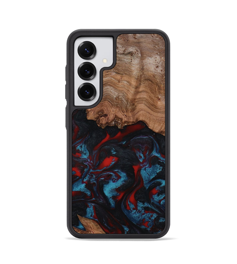 Galaxy S25 Wood Phone Case - Ricky (Red, 801862)