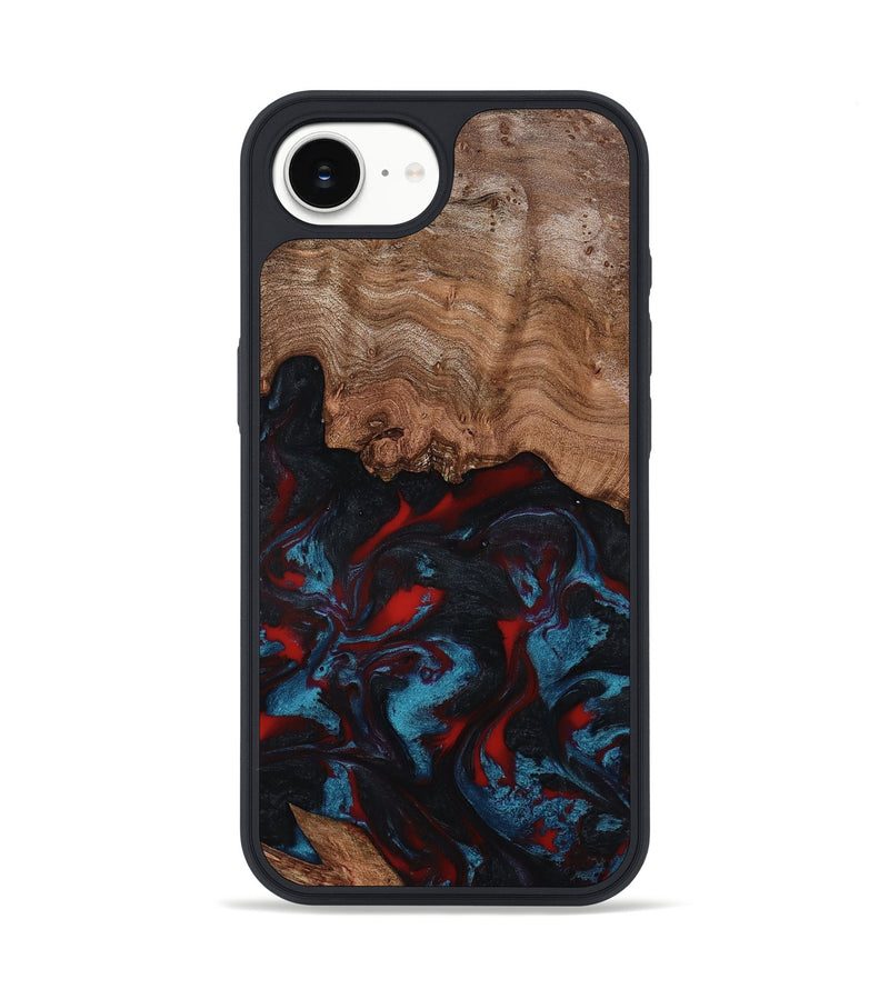 iPhone 16e Wood Phone Case - Ricky (Red, 801862)
