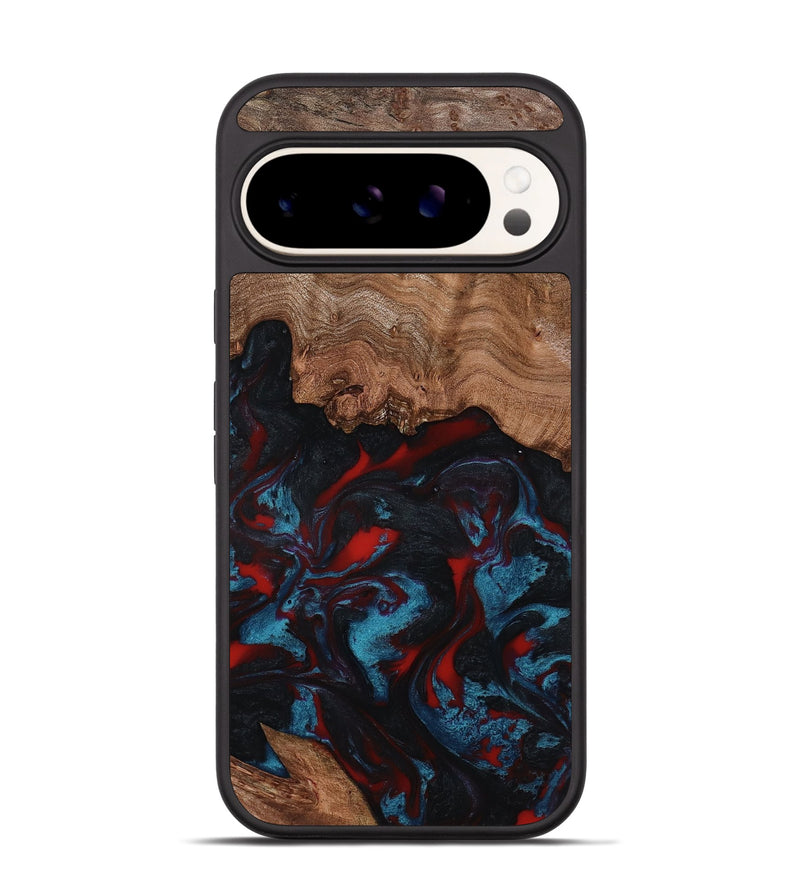 Pixel 9 Pro Wood Phone Case - Ricky (Red, 801862)