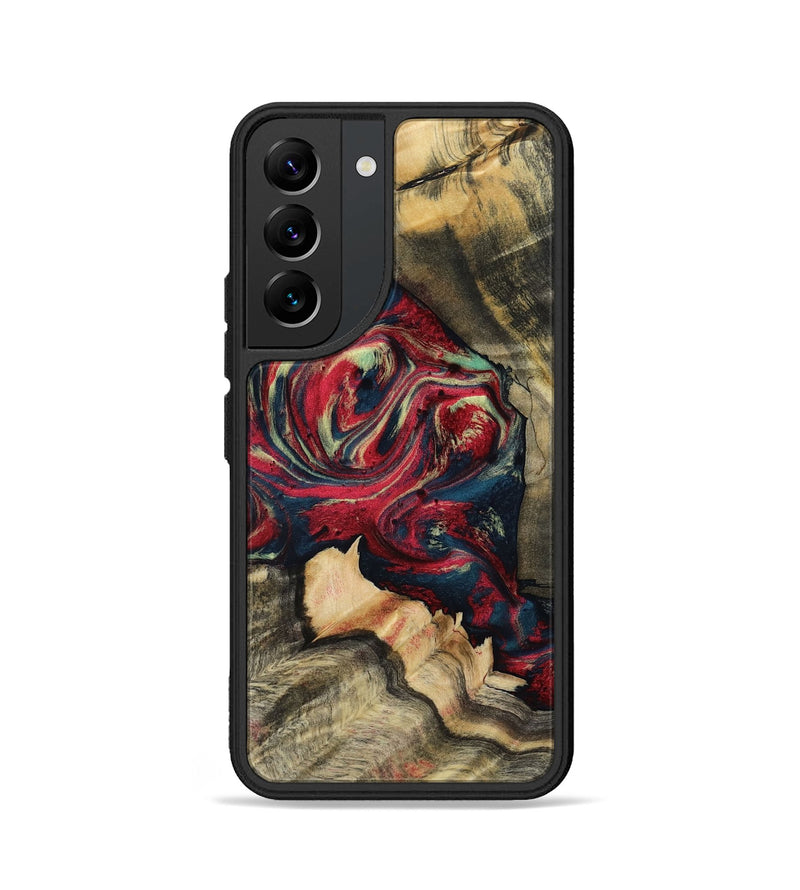 Galaxy S22 Wood Phone Case - Tyrone (Red, 801864)