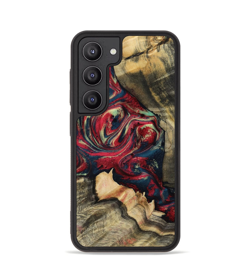 Galaxy S23 Wood Phone Case - Tyrone (Red, 801864)