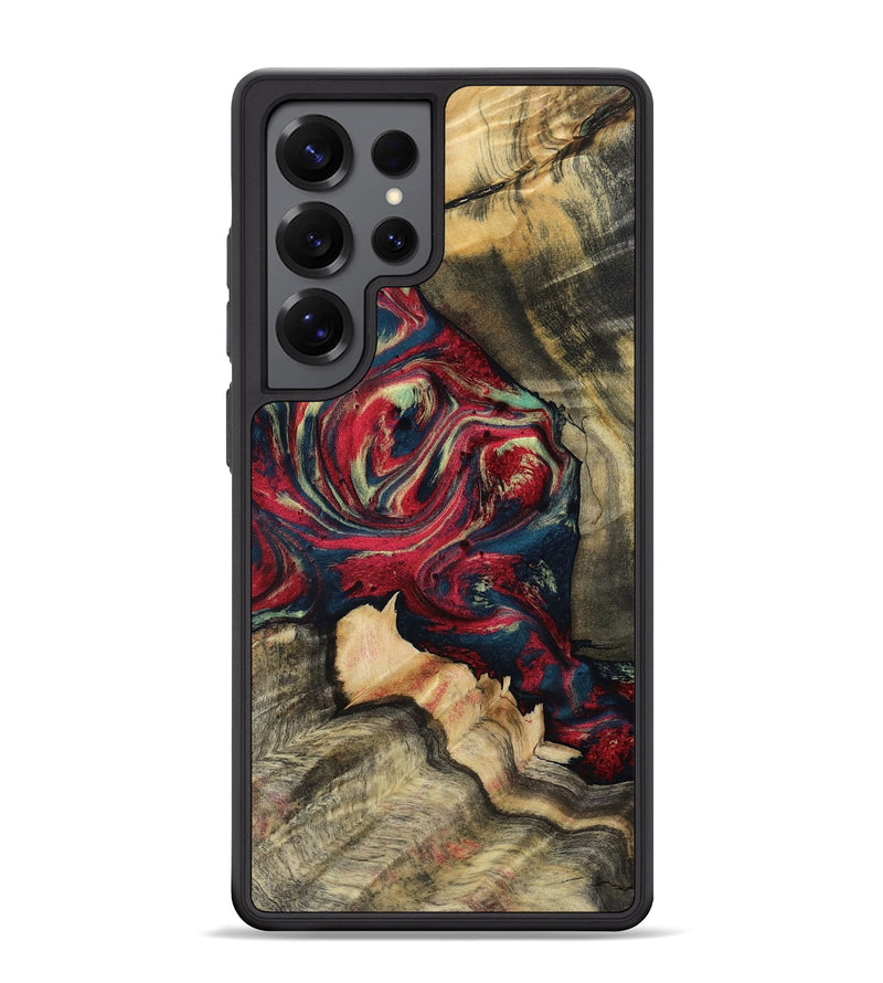 Galaxy S25 Ultra Wood Phone Case - Tyrone (Red, 801864)