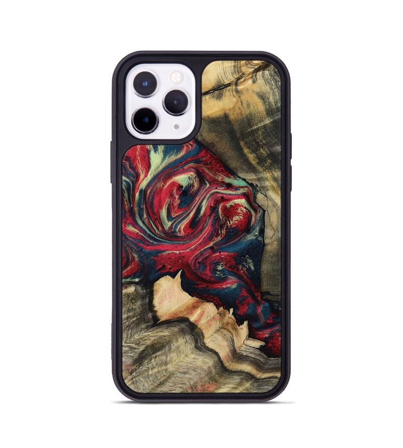 iPhone 11 Pro Wood Phone Case - Tyrone (Red, 801864)