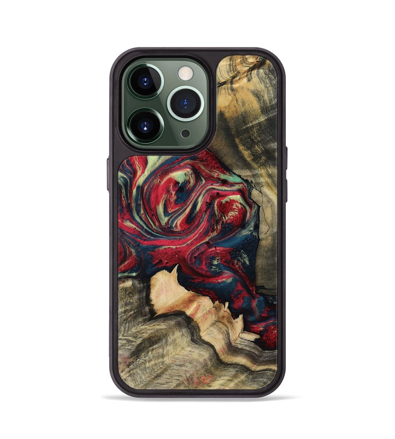 iPhone 13 Pro Wood Phone Case - Tyrone (Red, 801864)