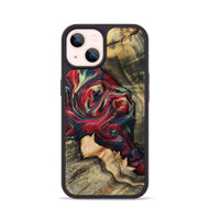 iPhone 14 Wood Phone Case - Tyrone (Red, 801864)