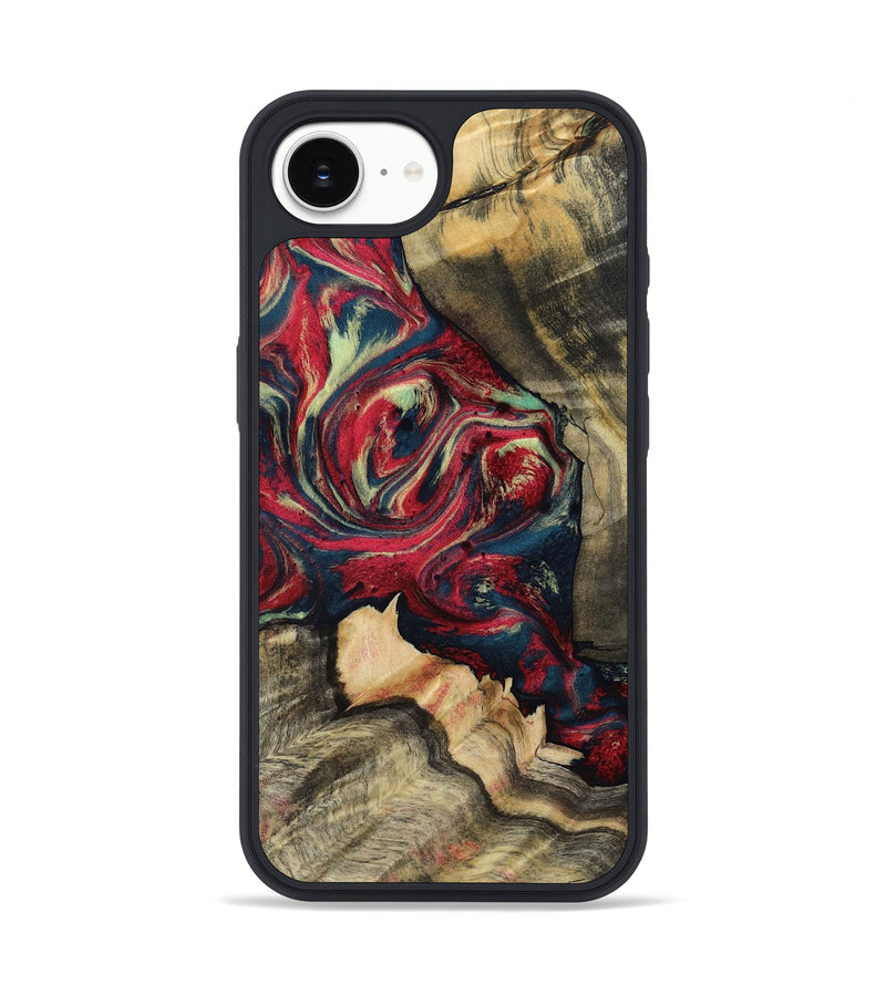 iPhone 16e Wood Phone Case - Tyrone (Red, 801864)