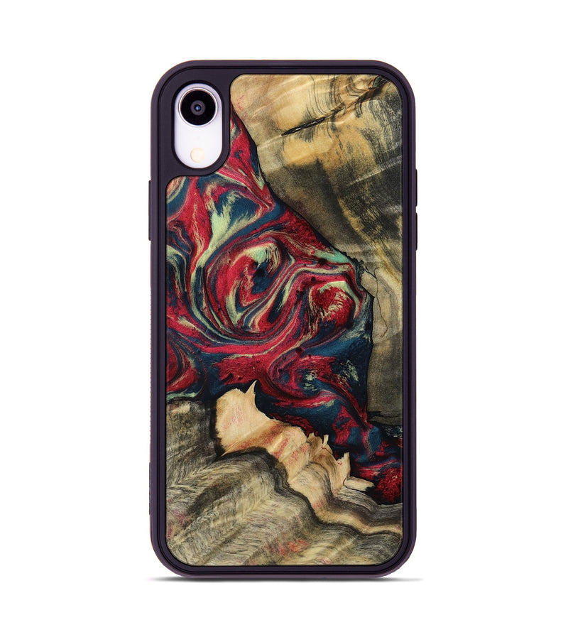 iPhone Xr Wood Phone Case - Tyrone (Red, 801864)