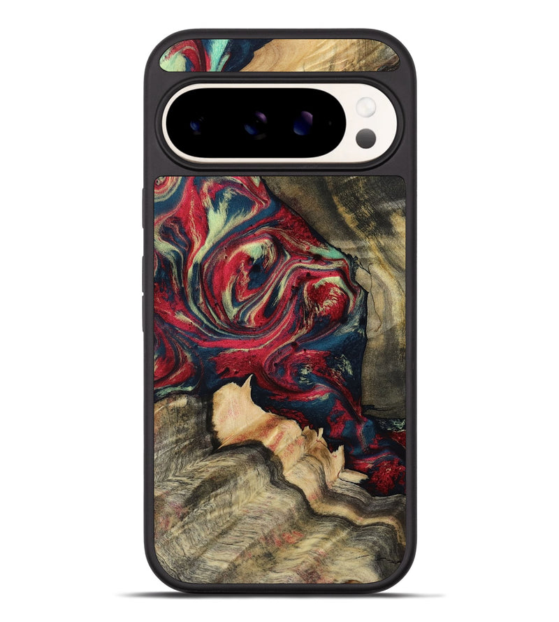 Pixel 9 Pro XL Wood Phone Case - Tyrone (Red, 801864)