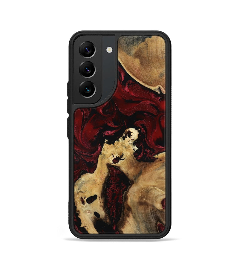 Galaxy S22 Wood Phone Case - Roxanna (Red, 801865)