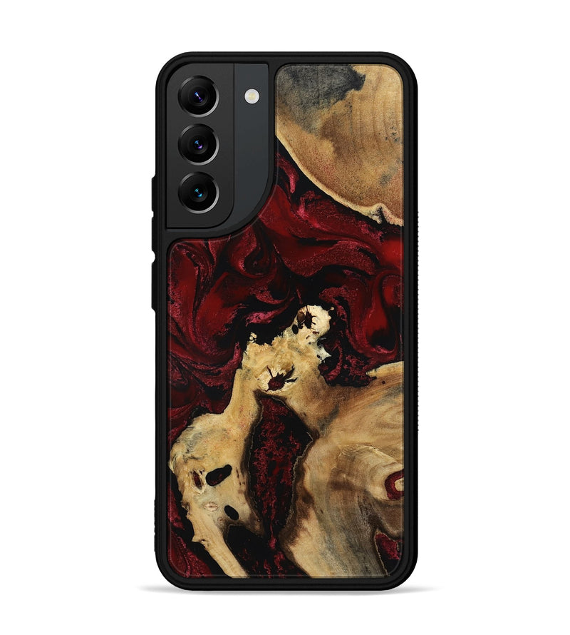 Galaxy S22 Plus Wood Phone Case - Roxanna (Red, 801865)