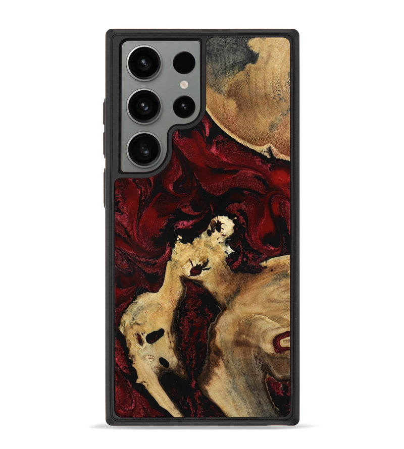 Galaxy S23 Ultra Wood Phone Case - Roxanna (Red, 801865)