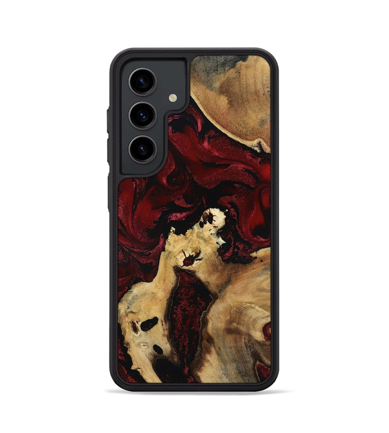 Galaxy S24 Wood Phone Case - Roxanna (Red, 801865)