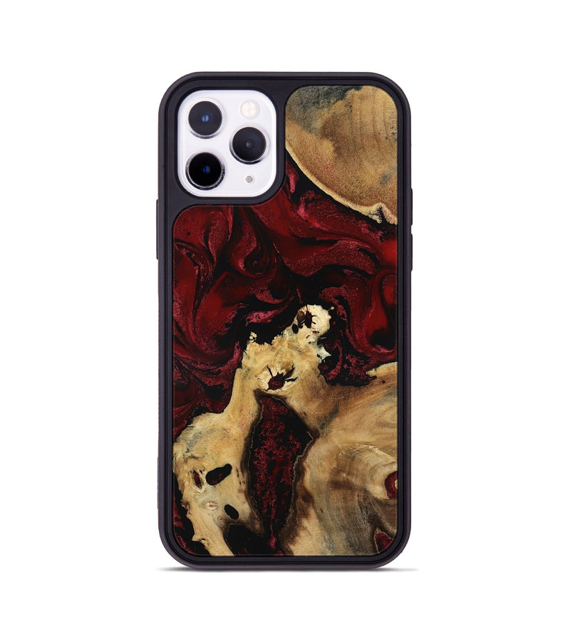 iPhone 11 Pro Wood Phone Case - Roxanna (Red, 801865)