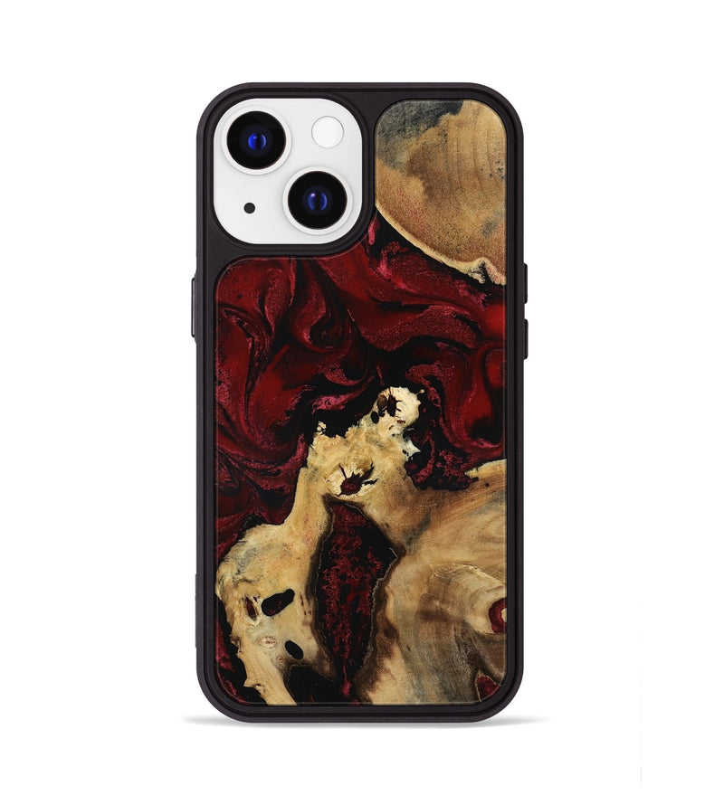 iPhone 13 Wood Phone Case - Roxanna (Red, 801865)