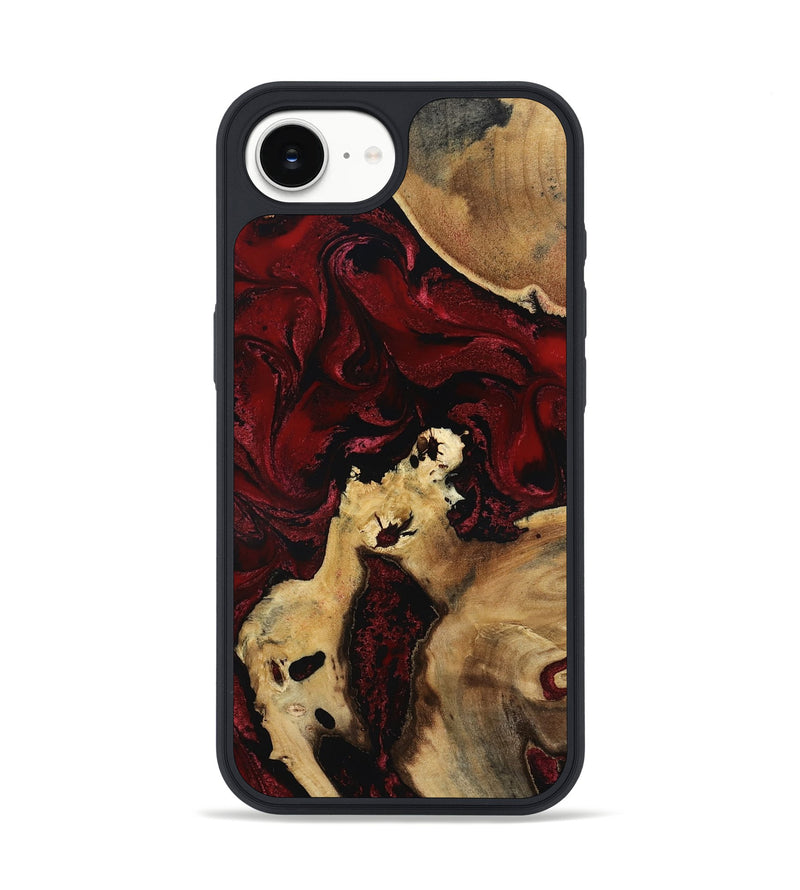 iPhone 16e Wood Phone Case - Roxanna (Red, 801865)