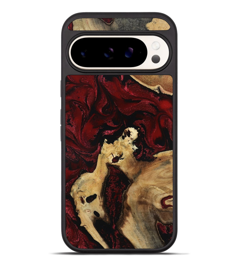 Pixel 10 Pro XL Wood Phone Case - Roxanna (Red, 801865)