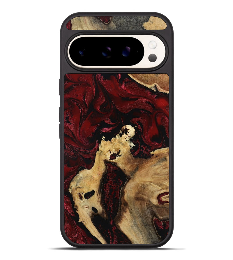 Pixel 9 Pro XL Wood Phone Case - Roxanna (Red, 801865)