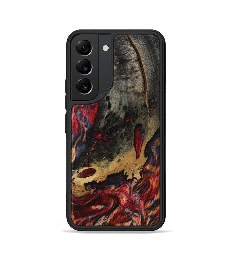 Galaxy S22 Wood Phone Case - Myrtis (Red, 801866)