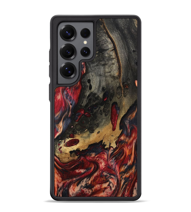 Galaxy S25 Ultra Wood Phone Case - Myrtis (Red, 801866)