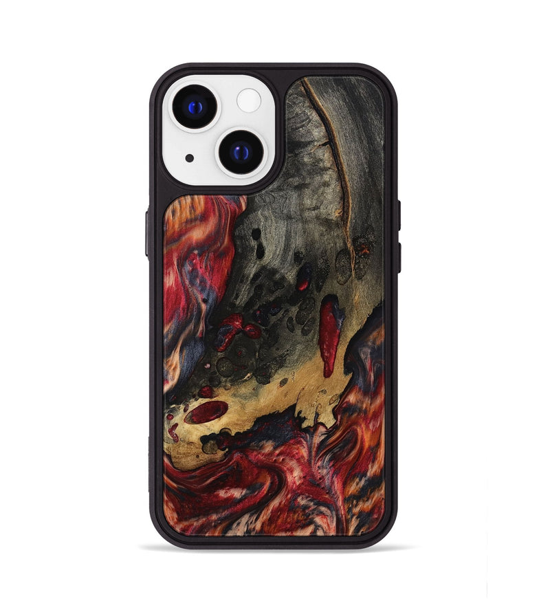 iPhone 13 Wood Phone Case - Myrtis (Red, 801866)