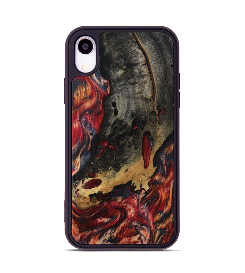 iPhone Xr Wood Phone Case - Myrtis (Red, 801866)