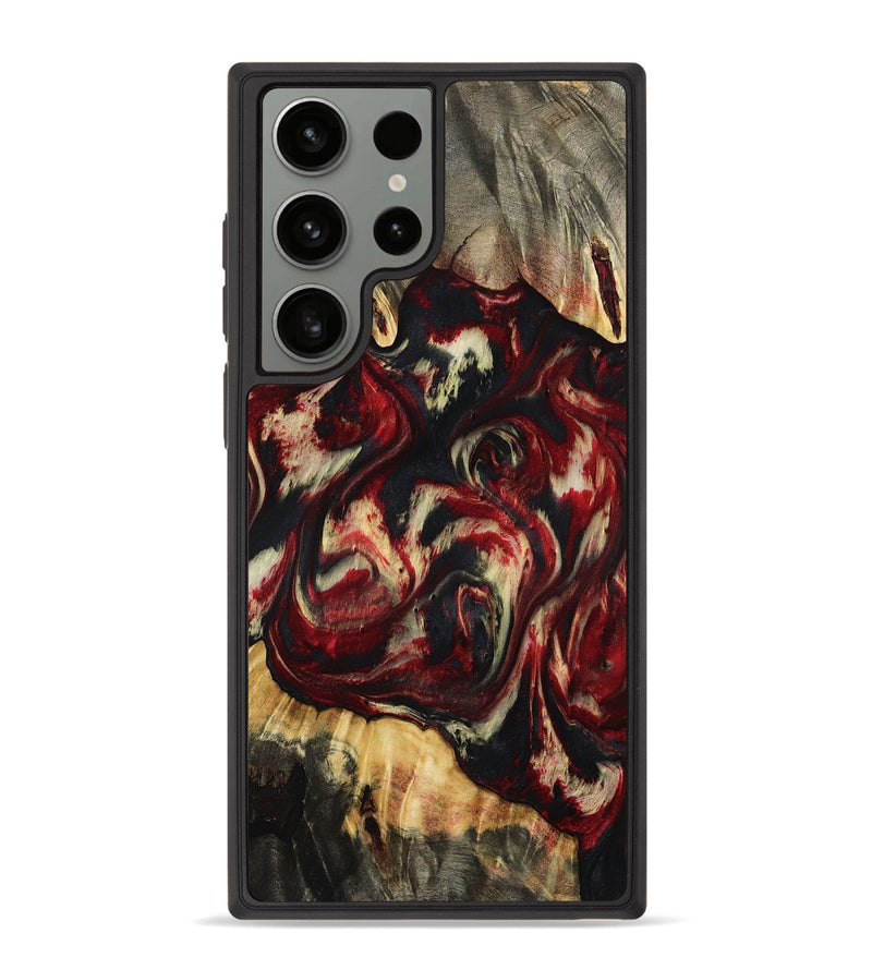 Galaxy S23 Ultra Wood Phone Case - Hugo (Red, 801867)