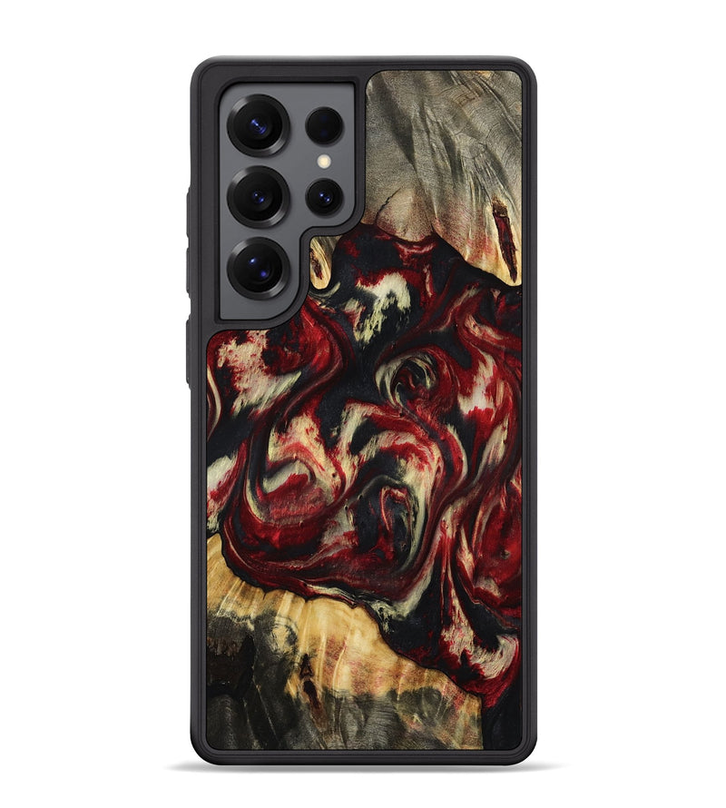 Galaxy S25 Ultra Wood Phone Case - Hugo (Red, 801867)