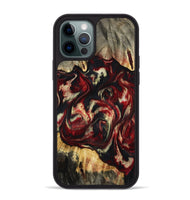 iPhone 12 Pro Max Wood Phone Case - Hugo (Red, 801867)