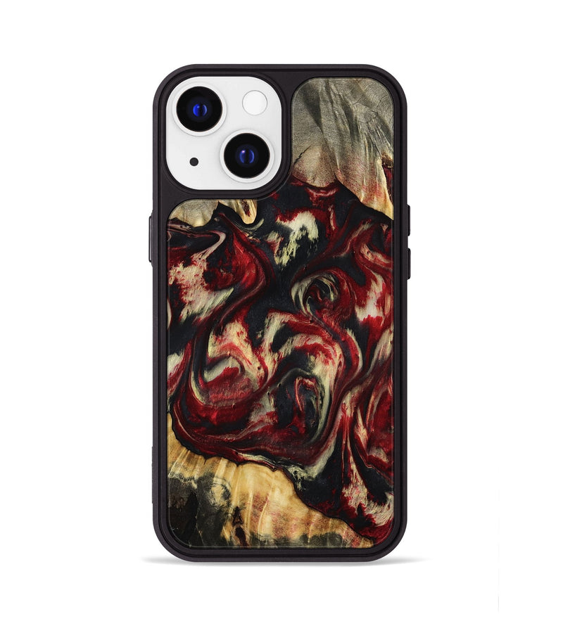 iPhone 13 Wood Phone Case - Hugo (Red, 801867)