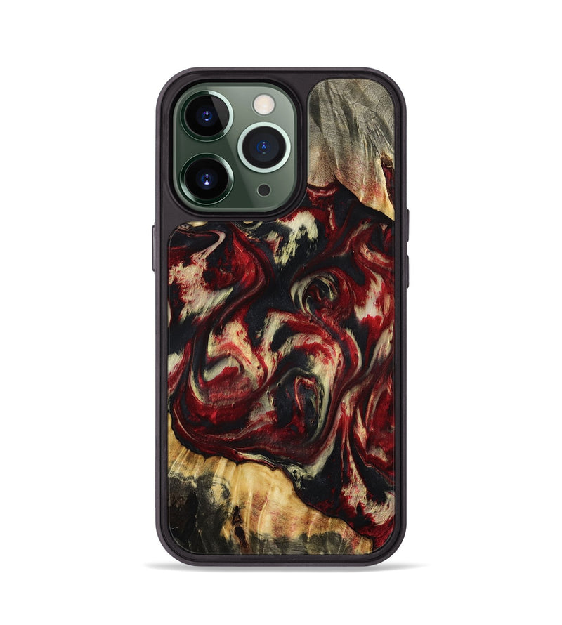 iPhone 13 Pro Wood Phone Case - Hugo (Red, 801867)