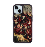 iPhone 15 Wood Phone Case - Hugo (Red, 801867)