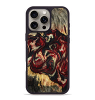 iPhone 16 Pro Max Wood Phone Case - Hugo (Red, 801867)
