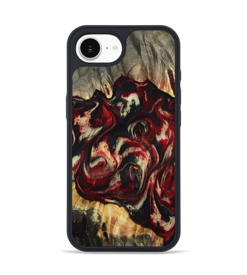 iPhone 16e Wood Phone Case - Hugo (Red, 801867)