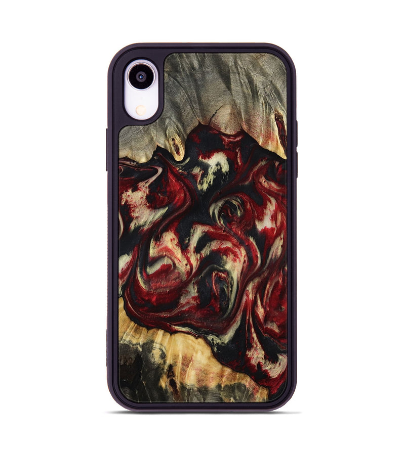 iPhone Xr Wood Phone Case - Hugo (Red, 801867)