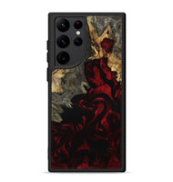 Galaxy S22 Ultra Wood Phone Case - Adeline (Red, 801868)