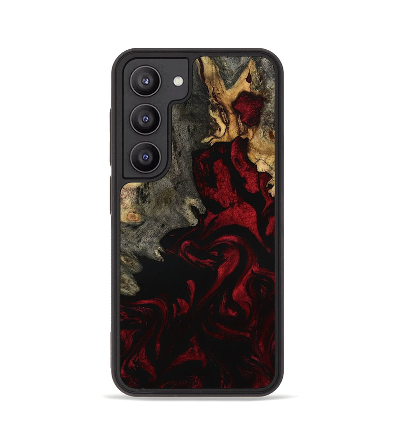 Galaxy S23 Wood Phone Case - Adeline (Red, 801868)