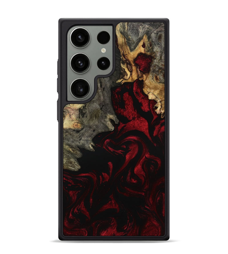 Galaxy S24 Ultra Wood Phone Case - Adeline (Red, 801868)