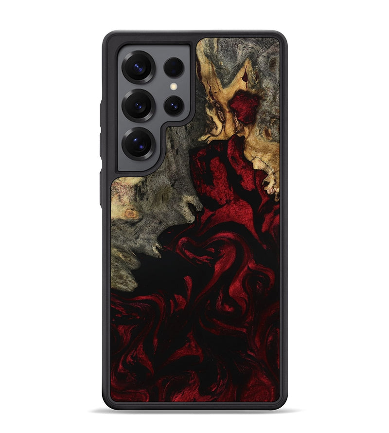 Galaxy S25 Ultra Wood Phone Case - Adeline (Red, 801868)