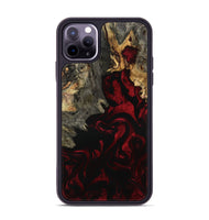 iPhone 11 Pro Max Wood Phone Case - Adeline (Red, 801868)