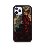 iPhone 11 Pro Wood Phone Case - Adeline (Red, 801868)