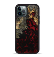 iPhone 12 Pro Max Wood Phone Case - Adeline (Red, 801868)
