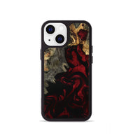 iPhone 13 mini Wood Phone Case - Adeline (Red, 801868)