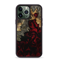 iPhone 13 Pro Max Wood Phone Case - Adeline (Red, 801868)