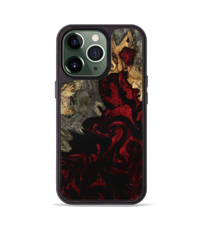 iPhone 13 Pro Wood Phone Case - Adeline (Red, 801868)