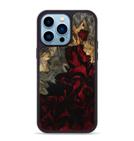 iPhone 14 Pro Max Wood Phone Case - Adeline (Red, 801868)
