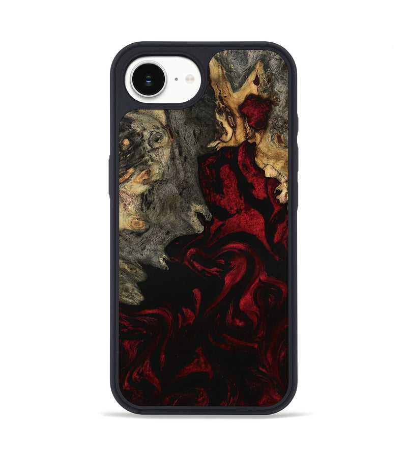 iPhone 16e Wood Phone Case - Adeline (Red, 801868)