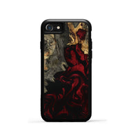 iPhone SE Wood Phone Case - Adeline (Red, 801868)