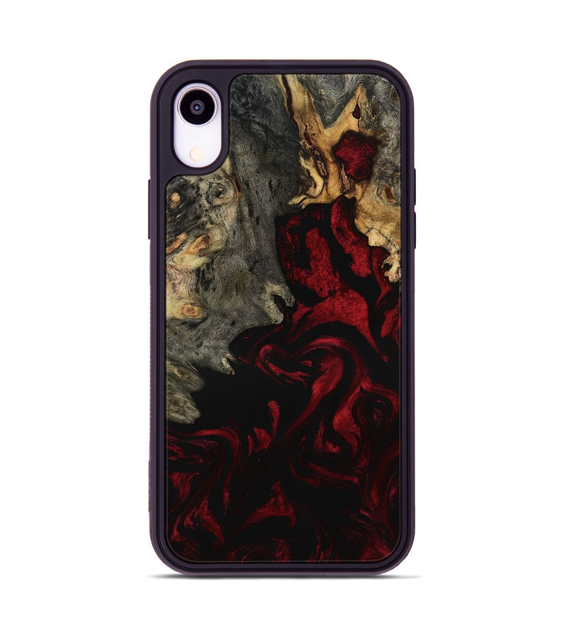 iPhone Xr Wood Phone Case - Adeline (Red, 801868)